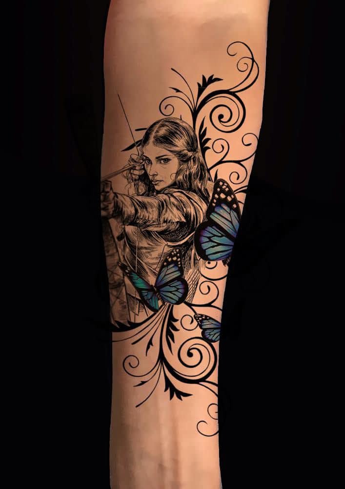 tetovaní lukosteřlkyně